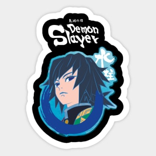 DEMON SLAYER: WATER PILLAR GIYU TOMIOKA Sticker